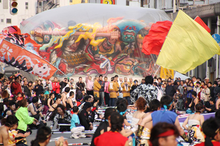 入選「大旗ねぶたと」