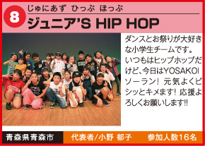 ジュニア’s HIP HOP