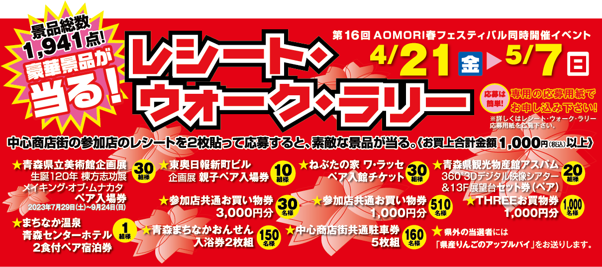 レシート・ウォーク・ラリー