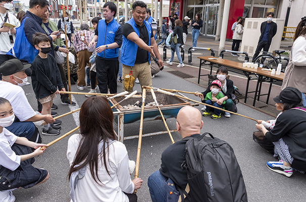 グルメコーナー・青年会議所棒パン