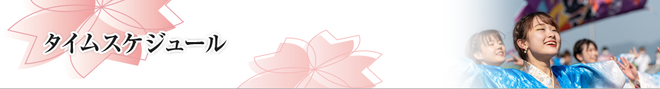 タイムスケジュール